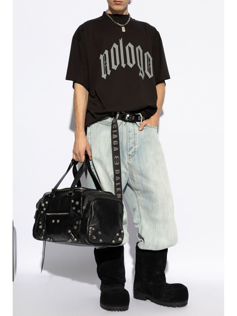 BALENCIAGA logo-print t-shirt outlook