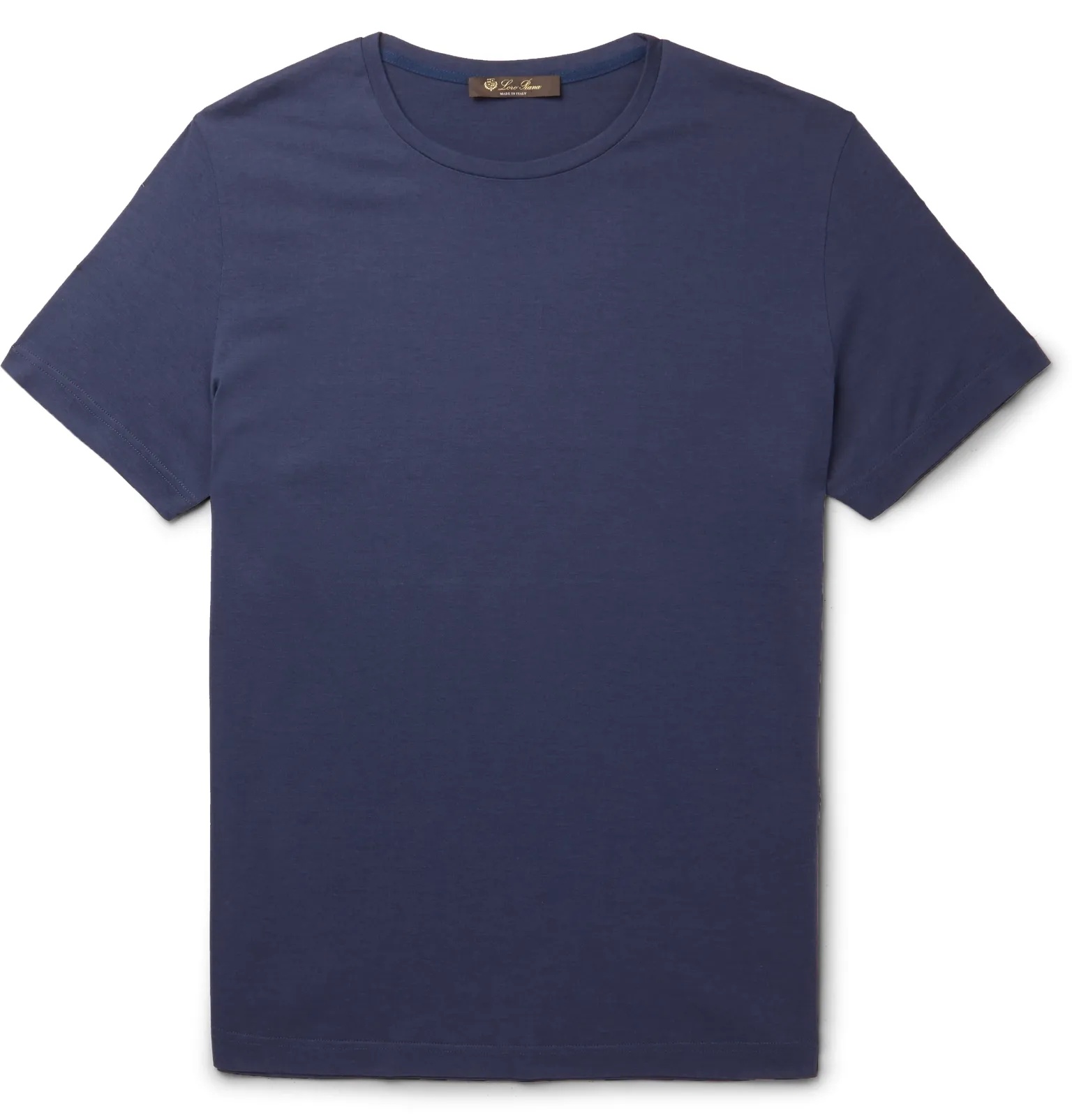 Silk and Cotton-Blend Jersey T-Shirt - 1