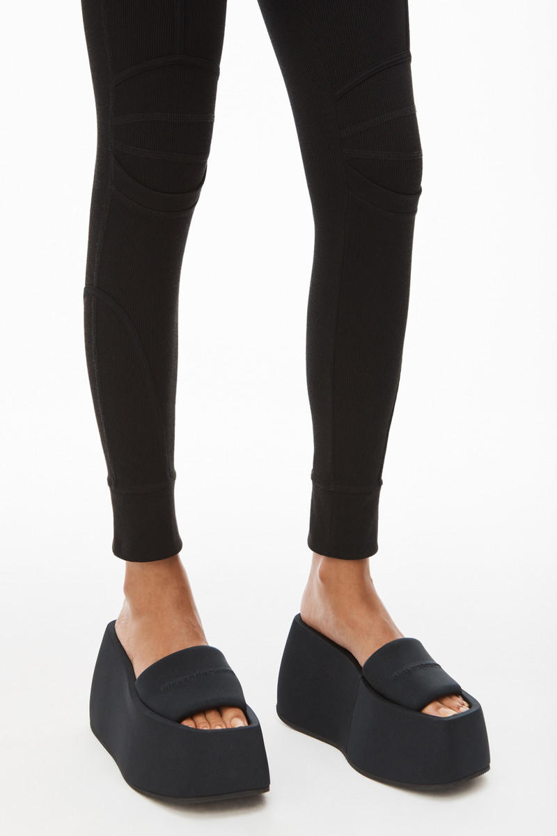 LOGO ELASTIC JUMPSUIT IN RIBBED JERSEY 4