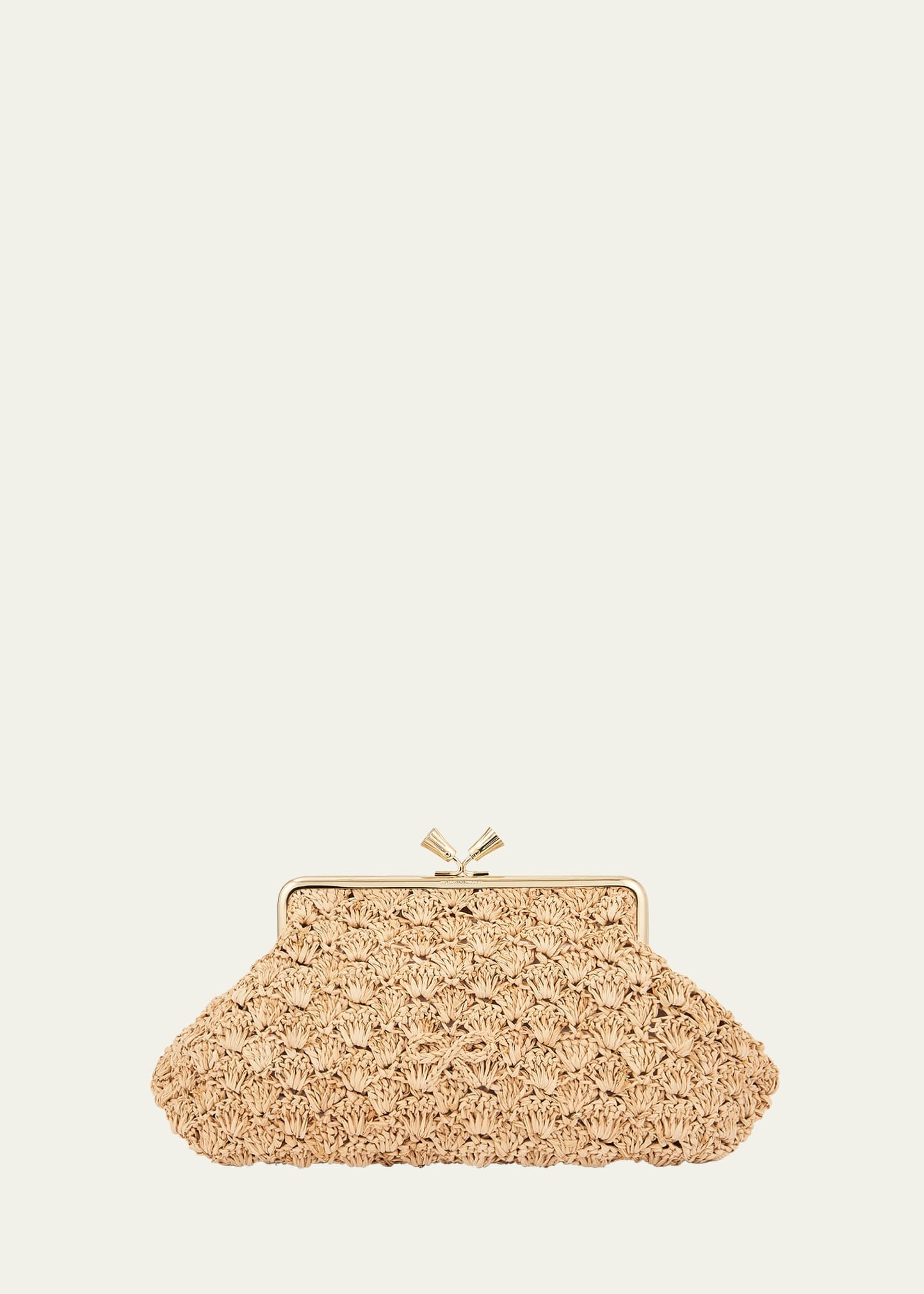 Maud Large Straw Clutch Bag - 1