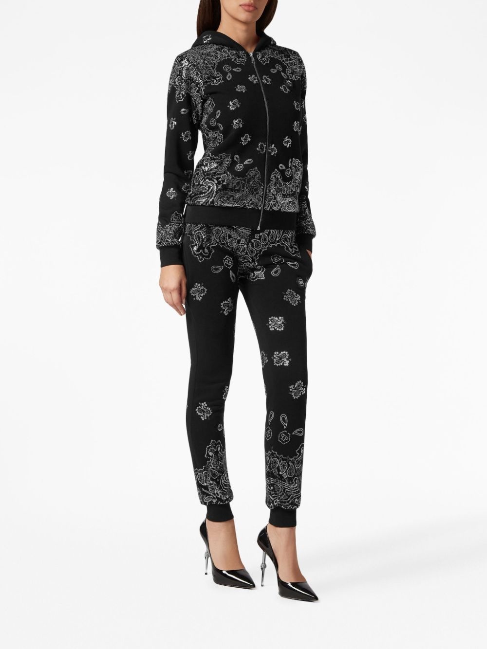 paisley-printed jogging set - 2