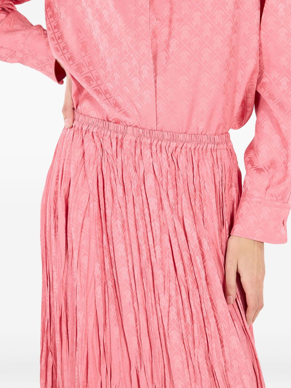 pleated midi skirt - 6