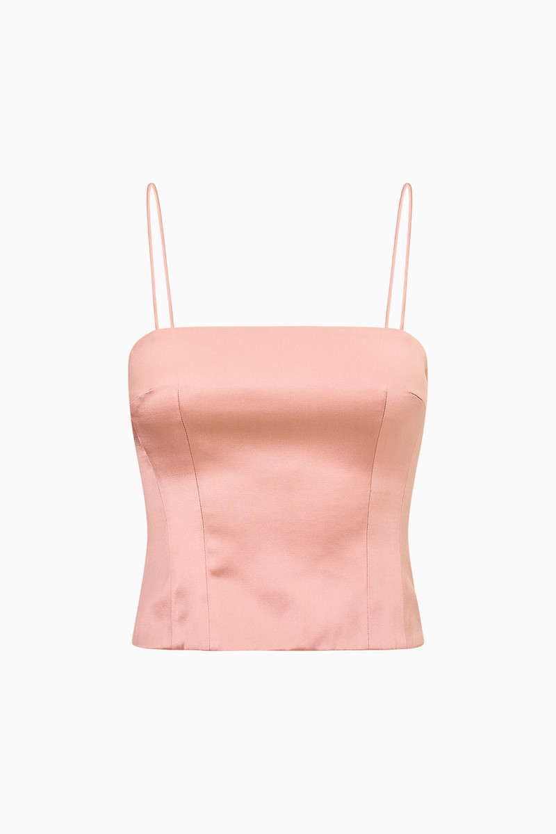 Cassana Satin Sleeveless Top 1