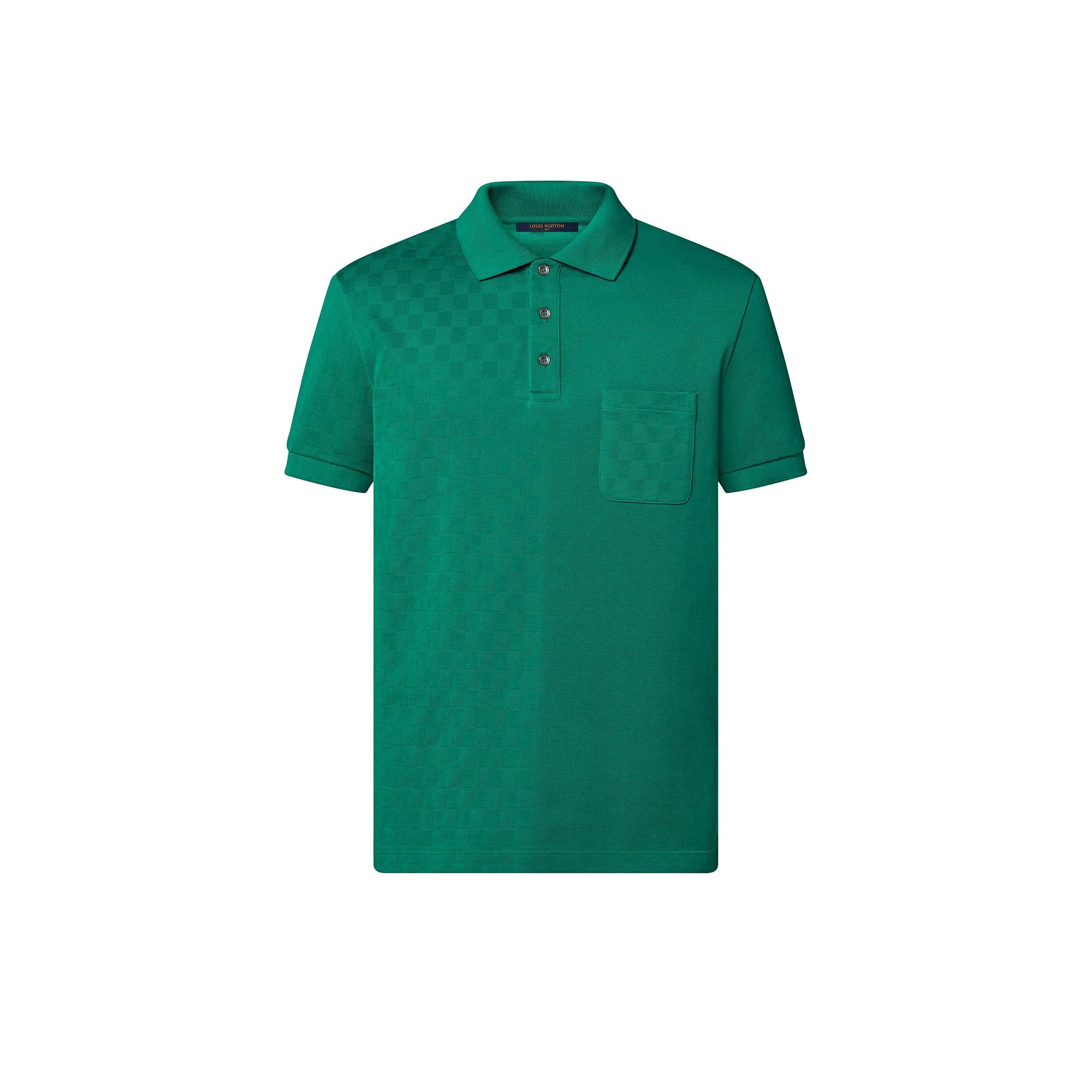 LVSE Half Damier Pocket Polo - 1