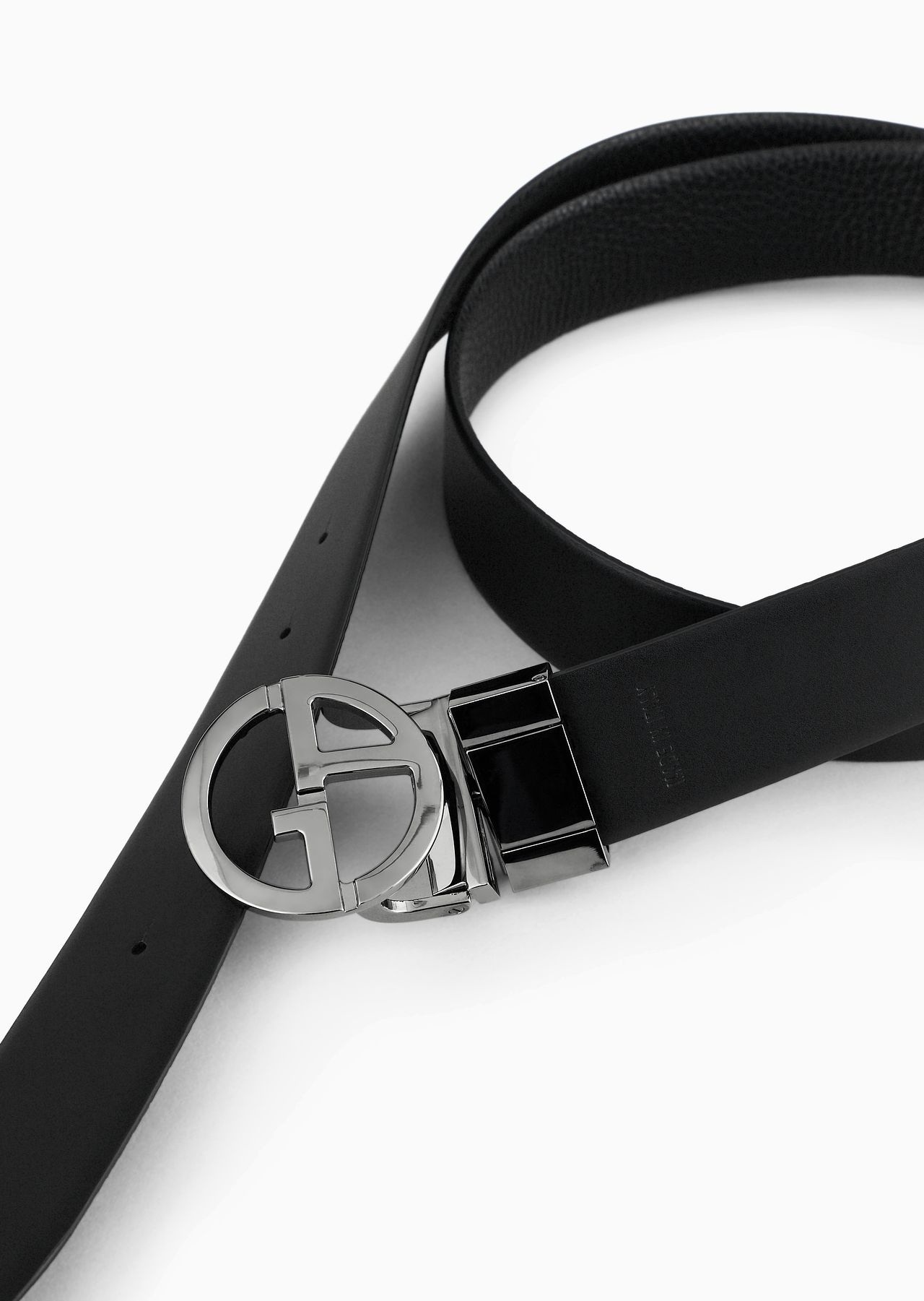 Two-toned, reversible leather belt - 2