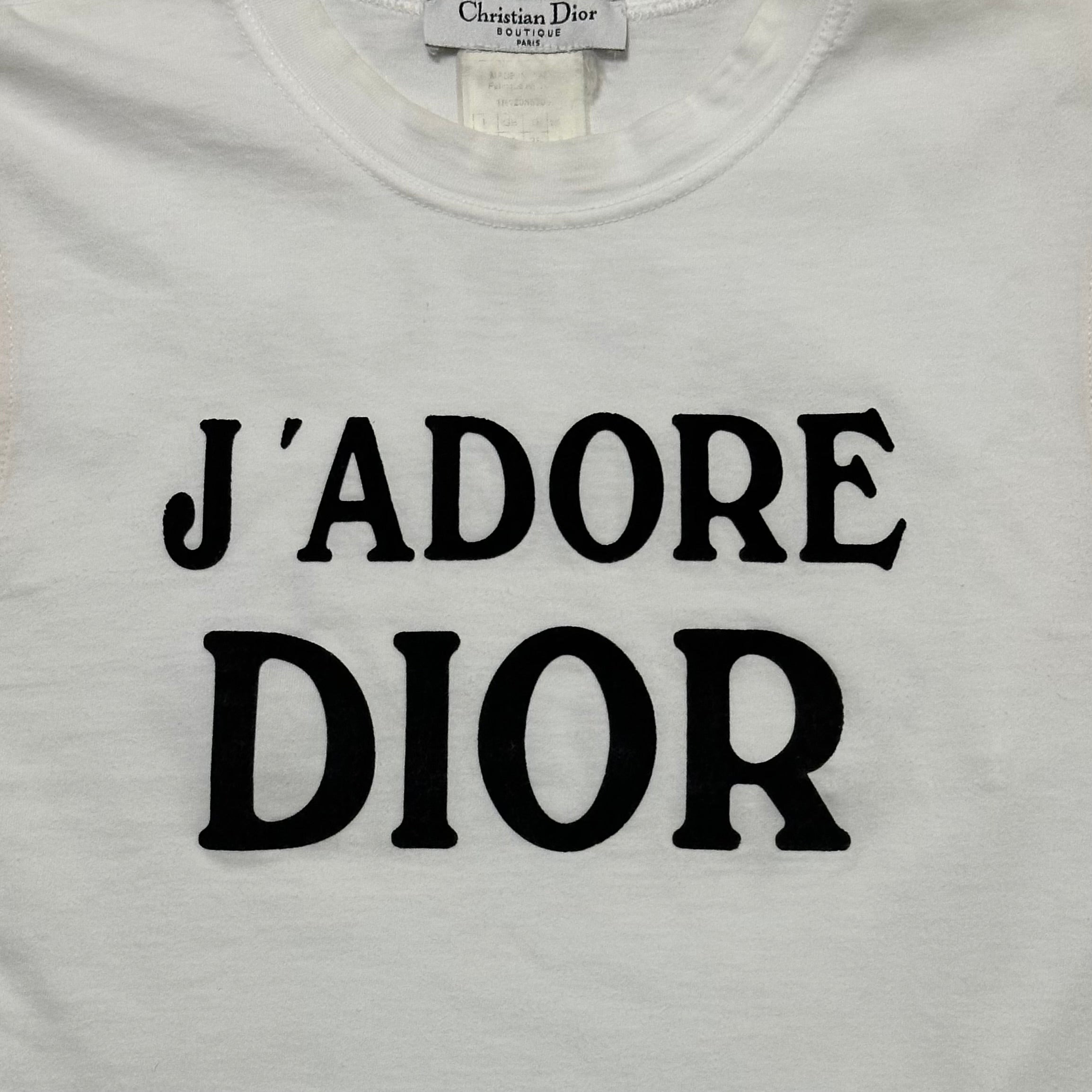 CHRISTIAN DIOR Fall Winter 2001 "J'ADORE DIOR" Tank Top - 3