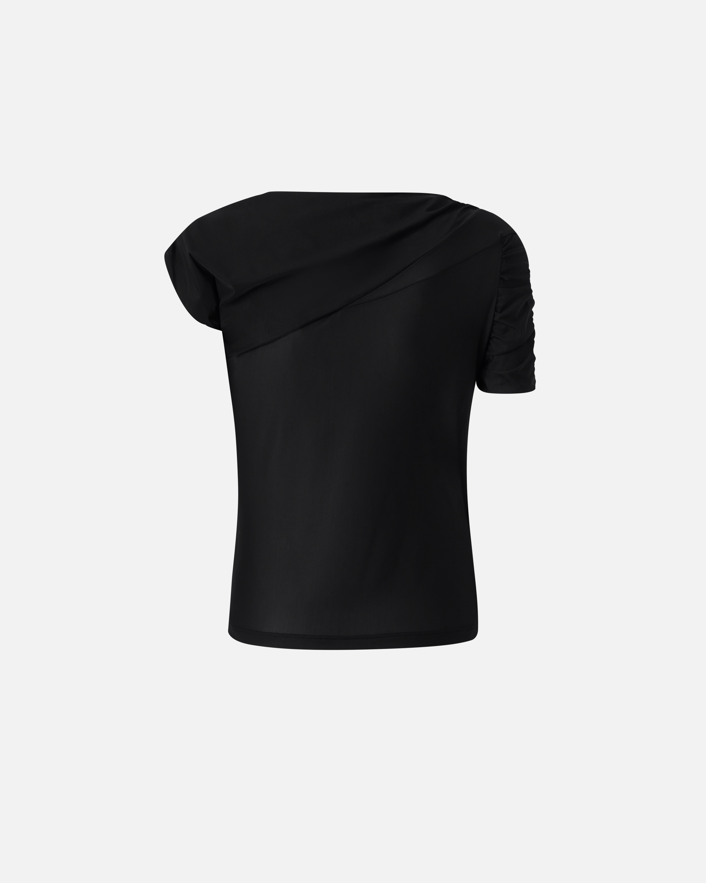 ASYMMETRICAL TRANSLUCENT JERSEY - 2