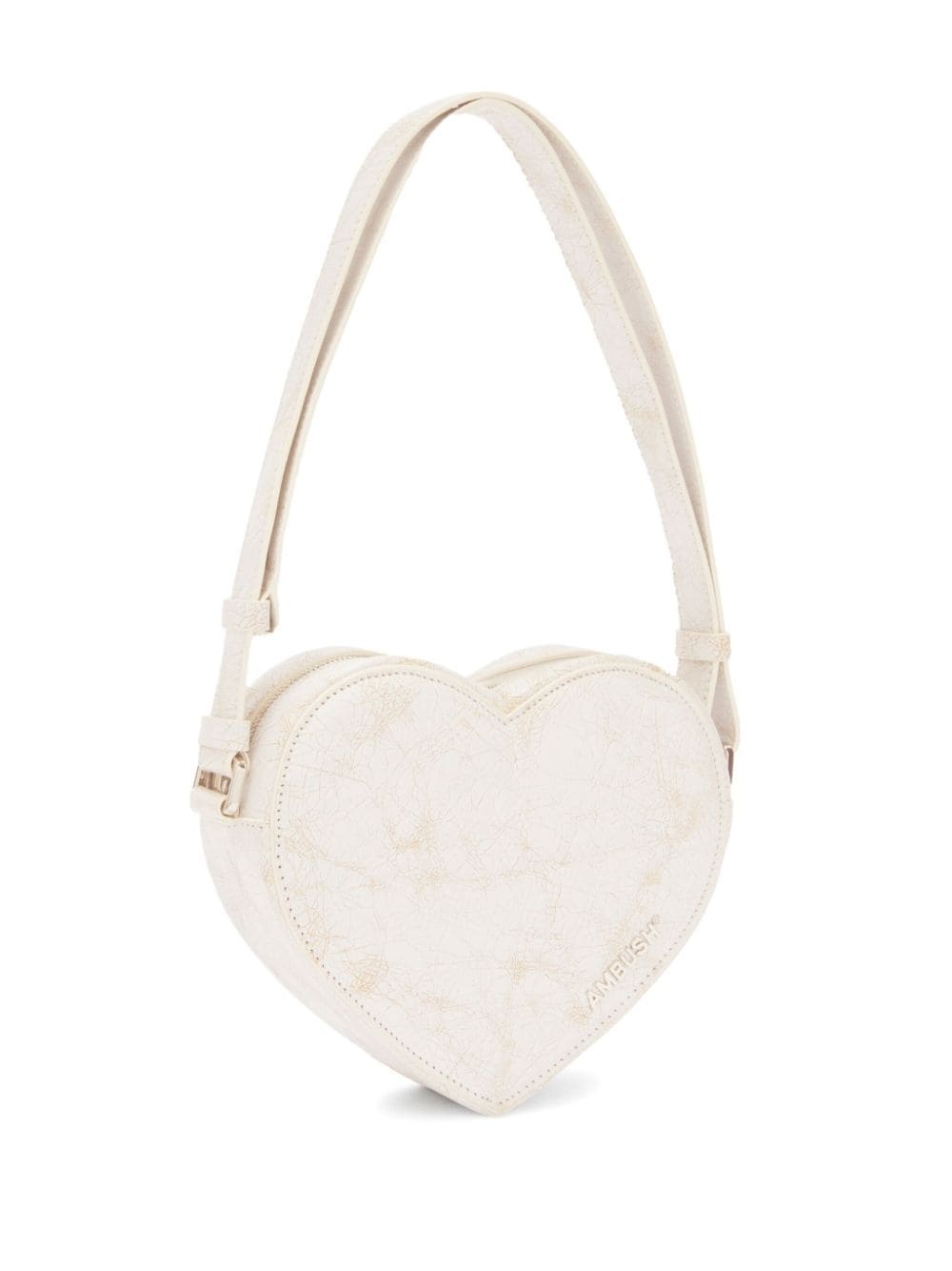 Heart leather shoulder bag - 4
