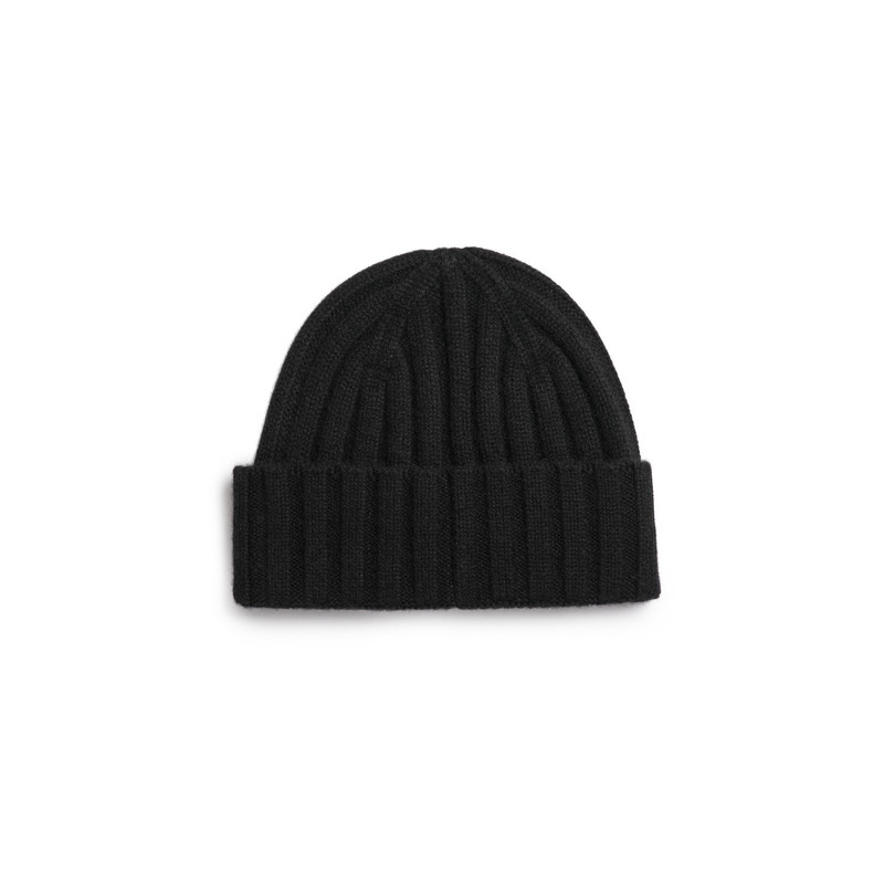 Santoni Black cashmere beanie outlook