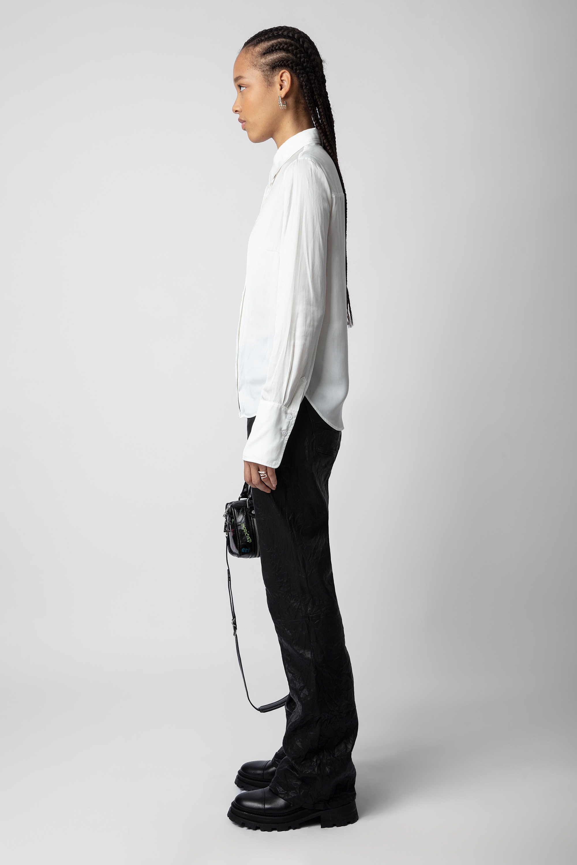 Tasko Satin Shirt - 4