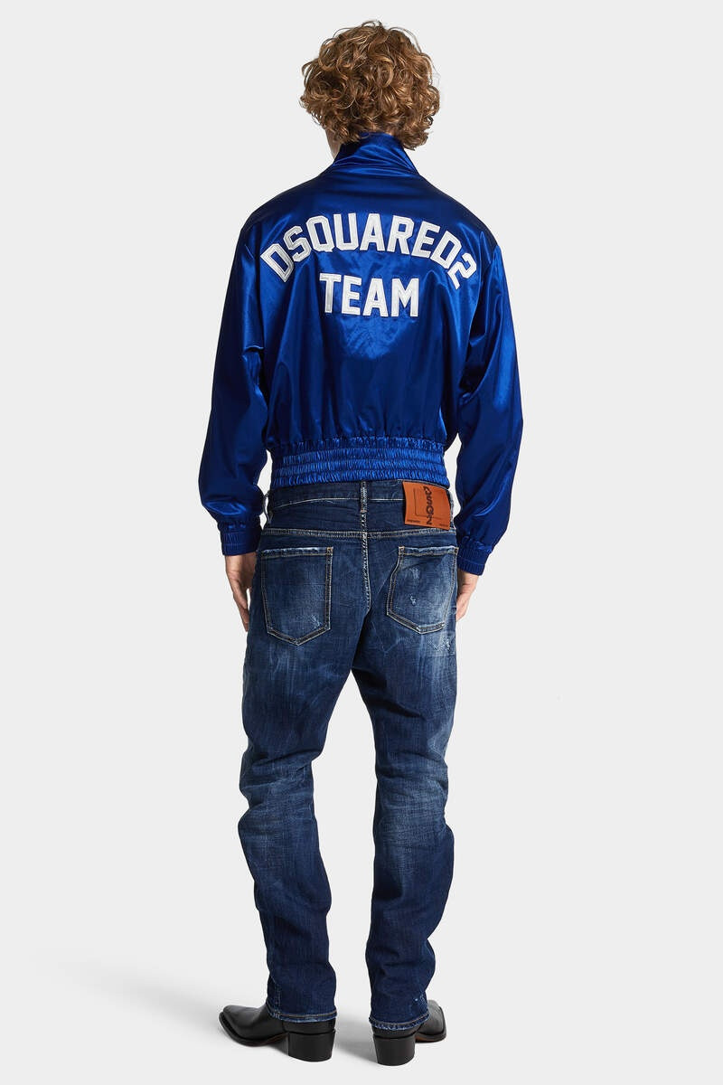 DARK WHITE LINE WASH LONDON BRO JEANS 4