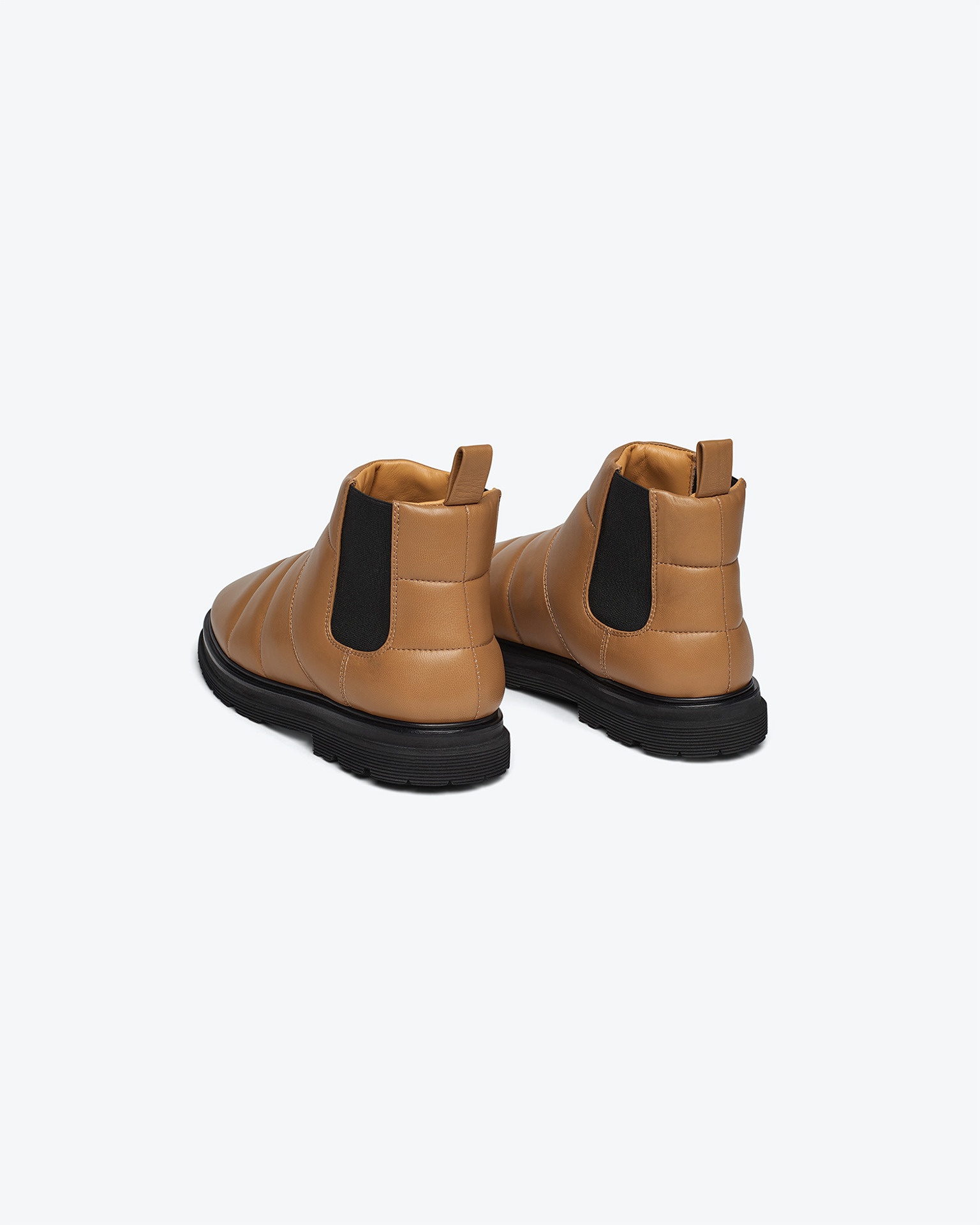 BEDE - Rounded toe boot - Nut brown - 3