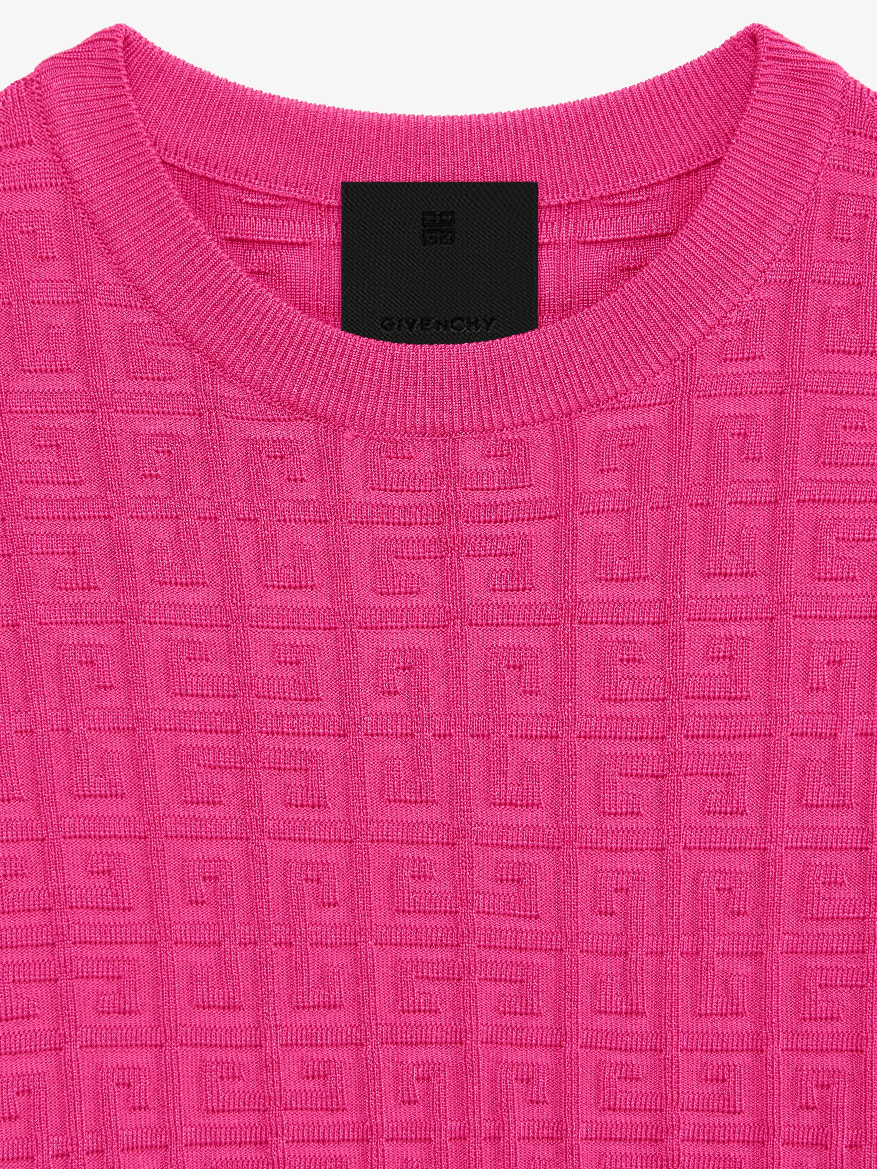SHORT SLEEVES SWEATER IN 4G JACQUARD - 5