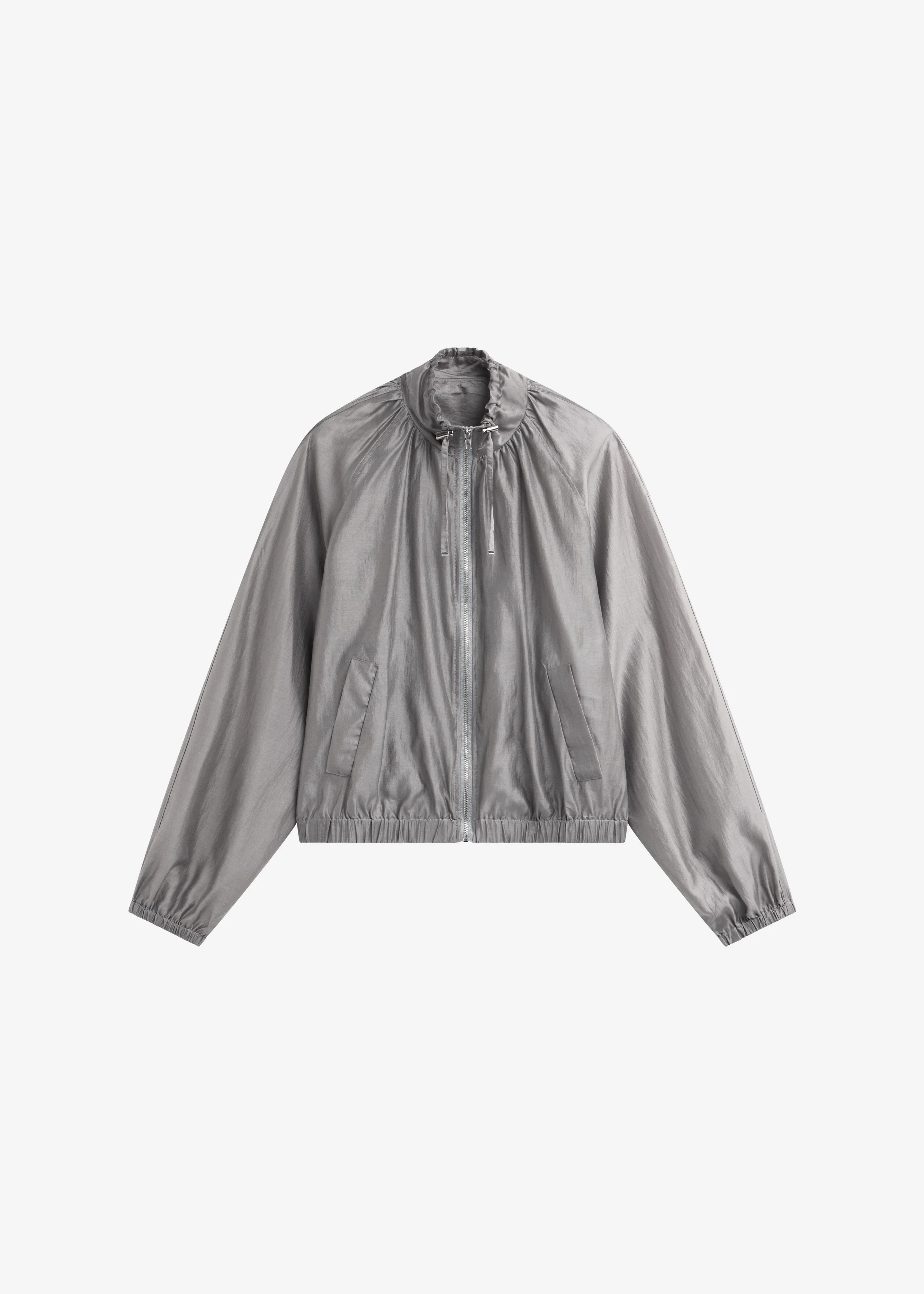 Arzon Sheer Jacket - Steel Grey - 1