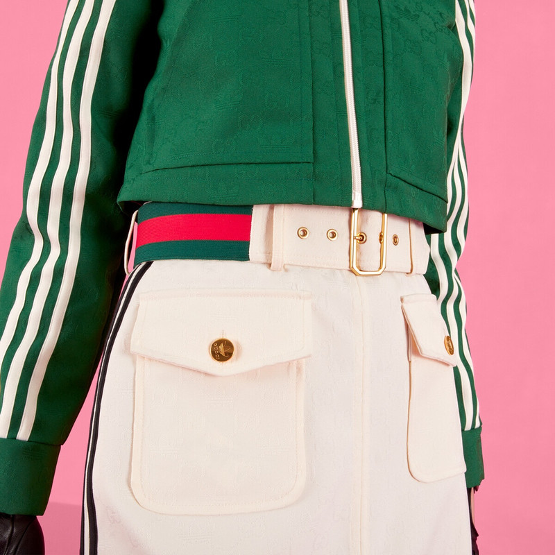 adidas x Gucci jacquard skirt 4