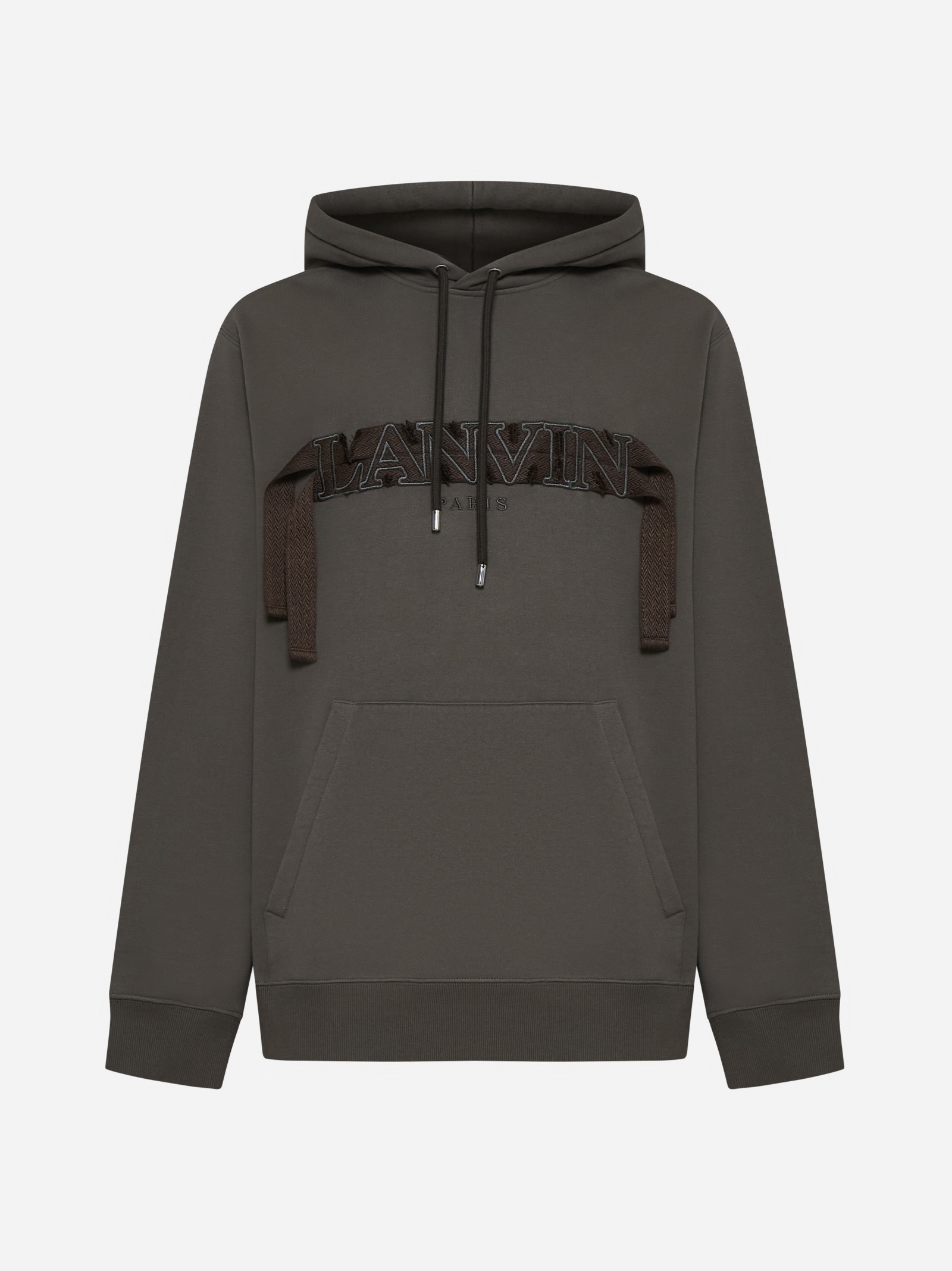 Curb logo cotton hoodie - 1