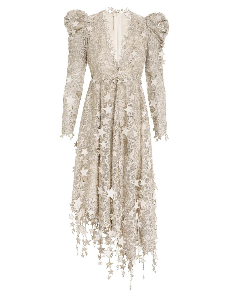 Zimmermann CELESTIAL ZODIAC STAR DRESS - 4934DCELCHP | REVERSIBLE