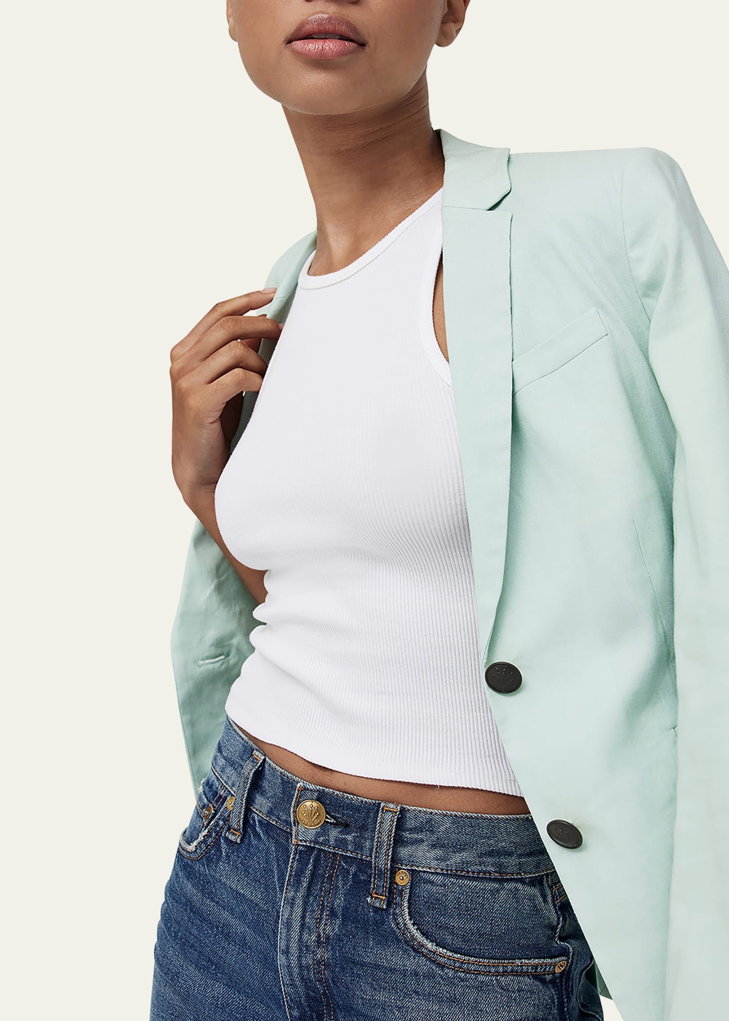 Razor Linen Blazer - 5