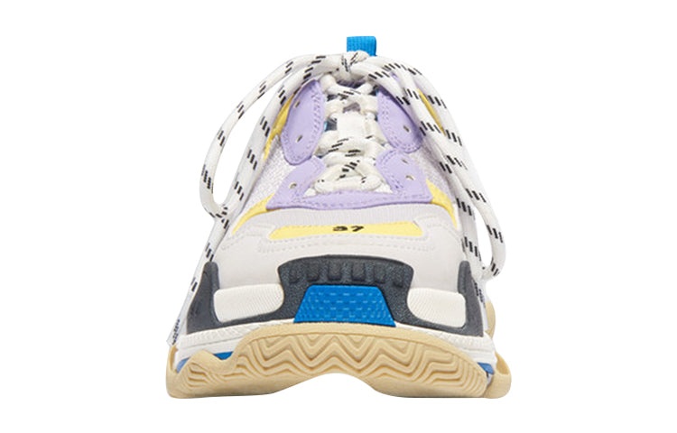 (WMNS) Balenciaga Triple S 'Purple Yellow' 524039W09OM9465 - 3