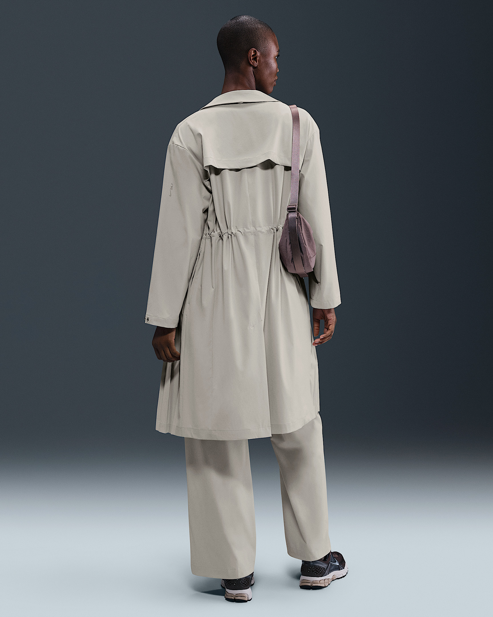 Nike 24.7 PerfectStretch Women's Dri-FIT Oversized Trench Coat - 4