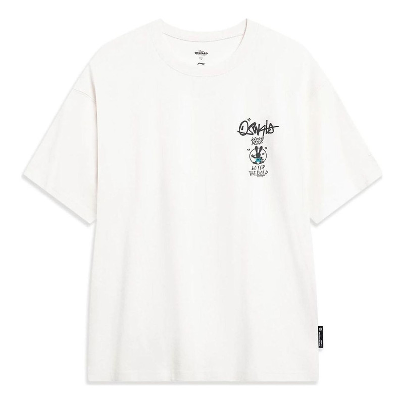 Li-Ning x Disney Oswald Graphic T-shirt 'White' AHST311-5 - 1