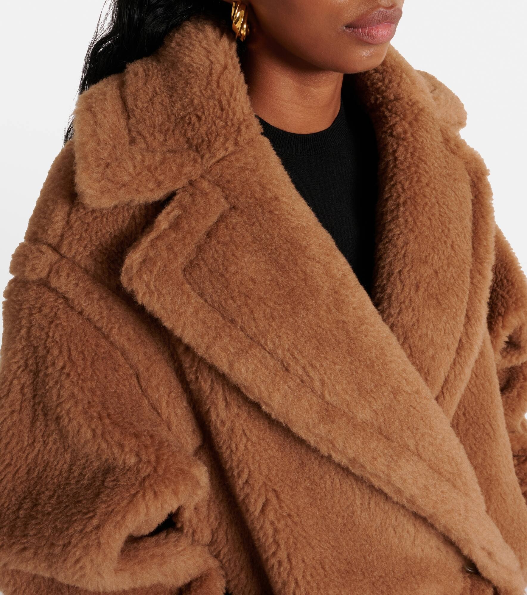 Dramma wool and silk teddy jacket - 4