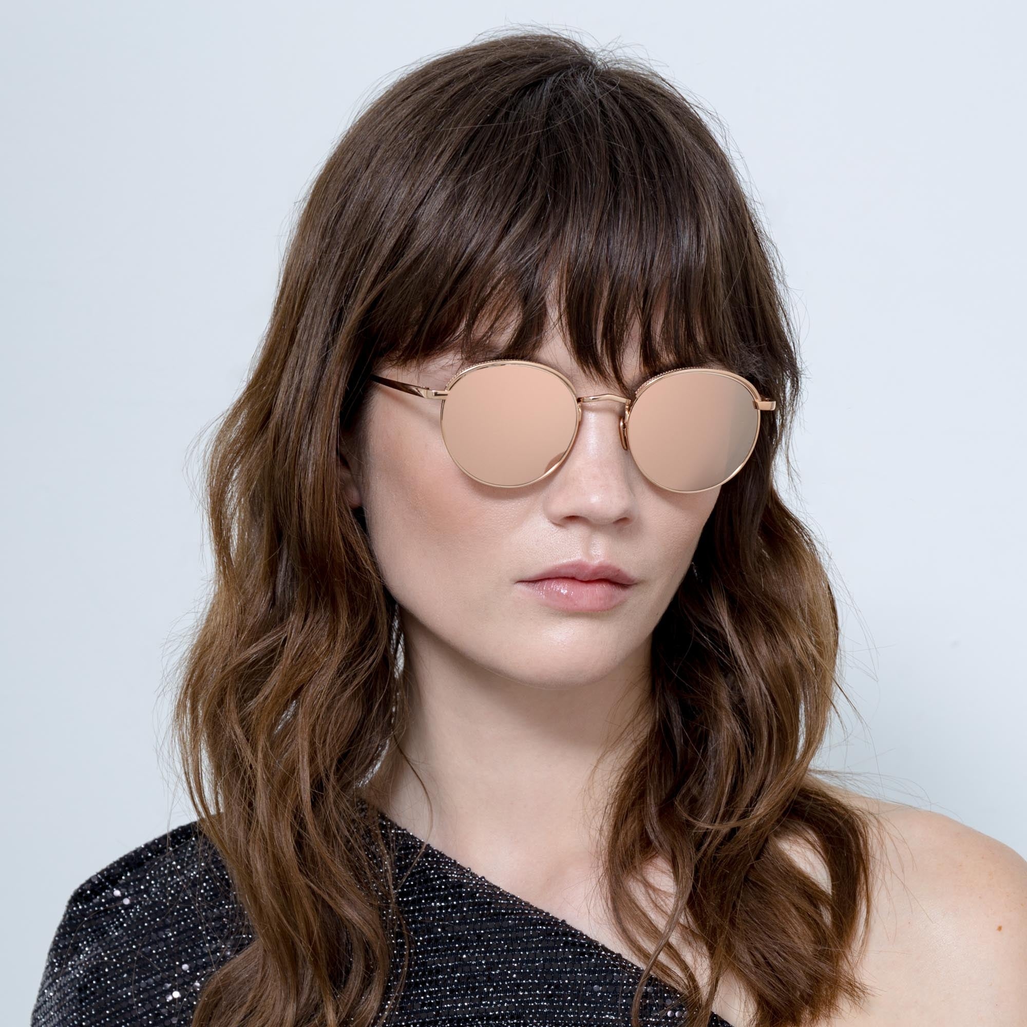 Marlon Sunglasses in Rose Gold - 2
