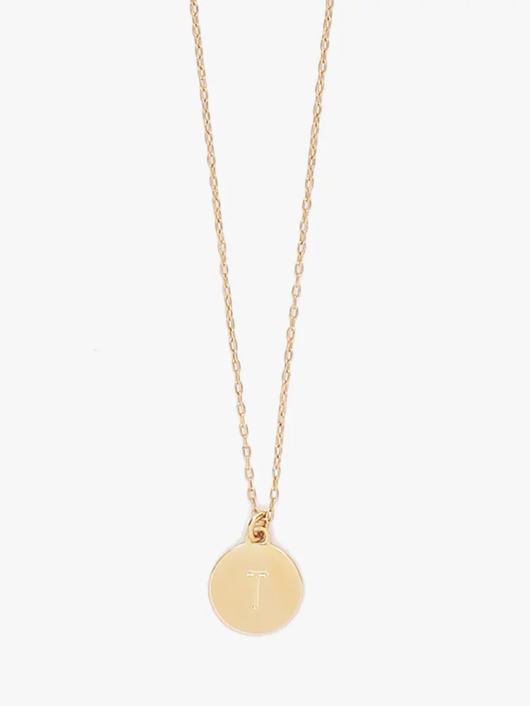 Initial T Mini Pendant - 1