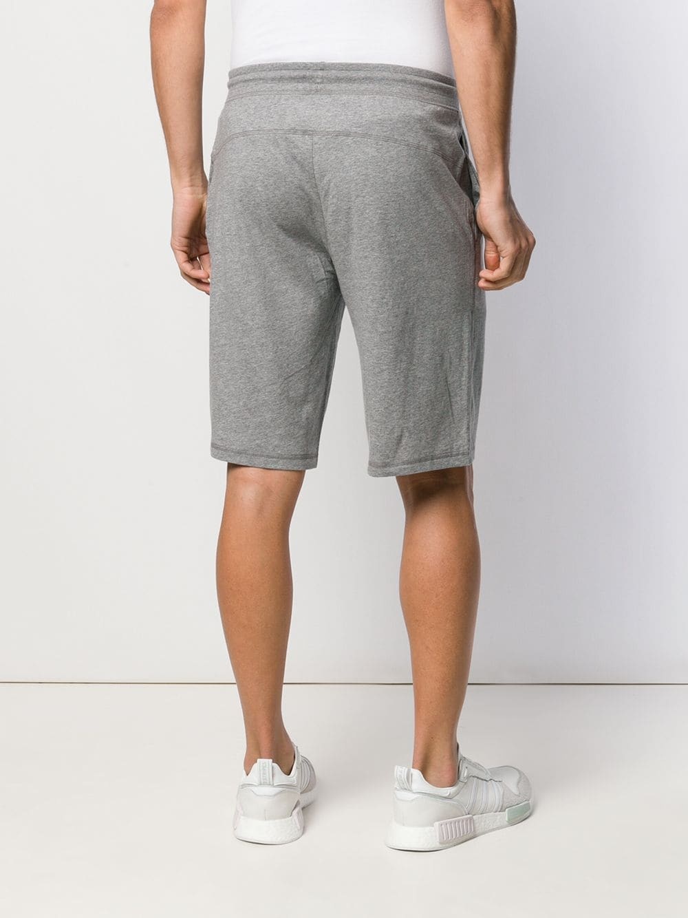 knee length track shorts - 4