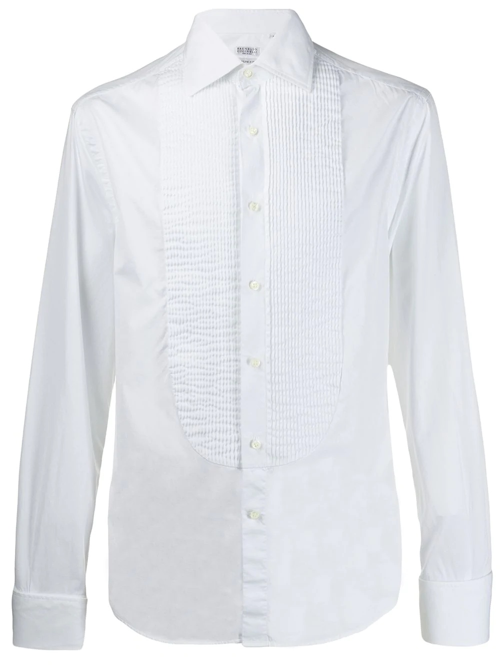 pleated front shirt - 1