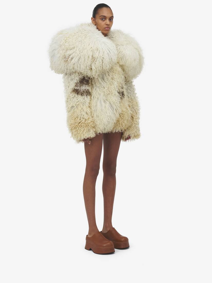 Exploded Shearling Coat - 3