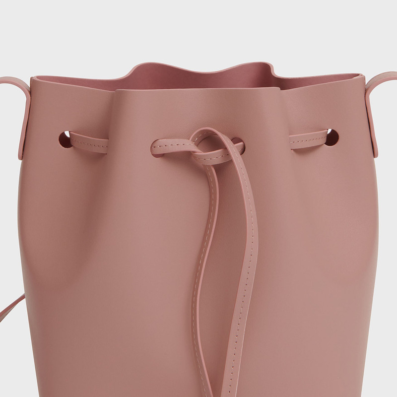 VEGAN APPLE LEATHER BUCKET BAG 3