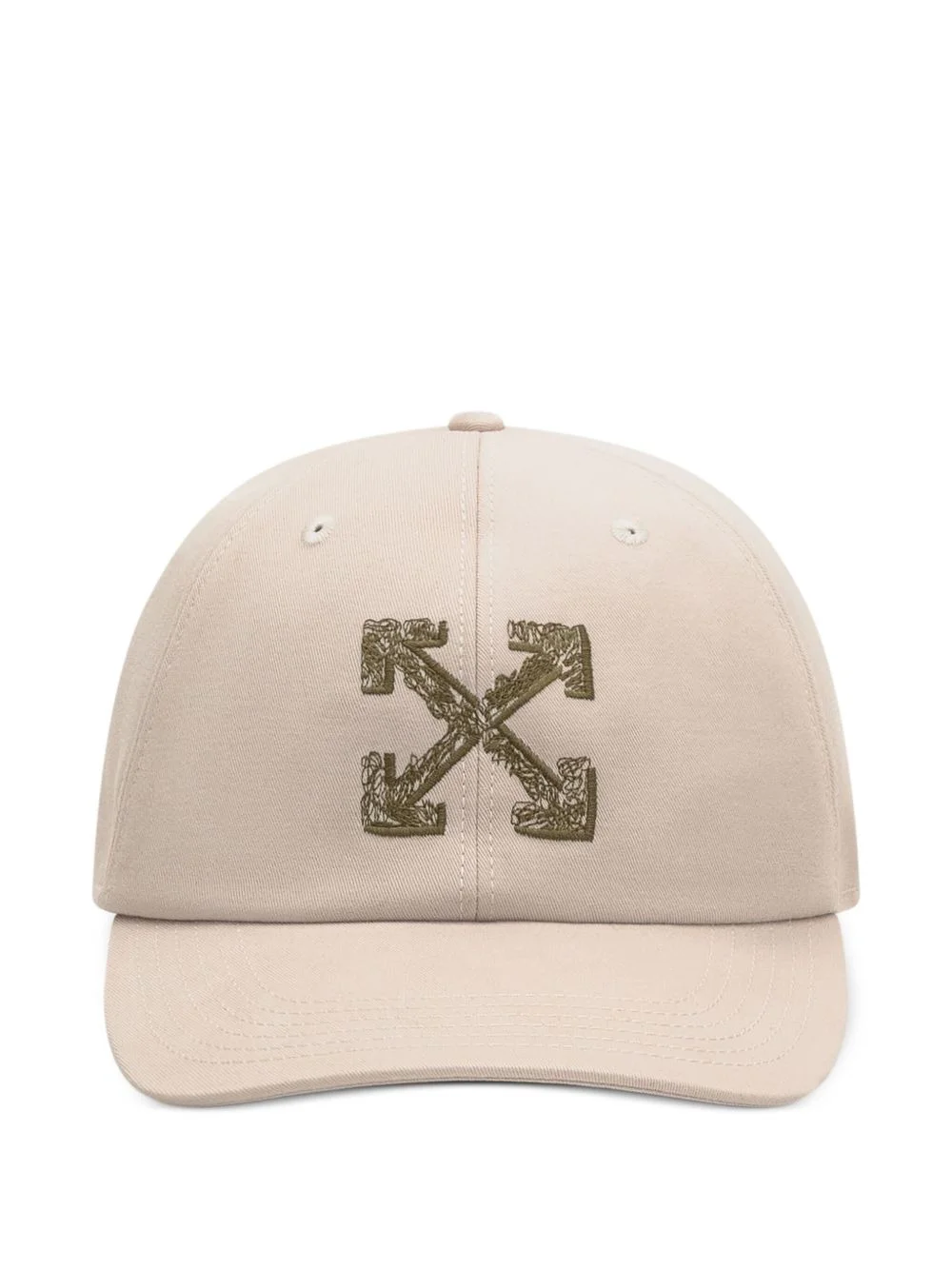 embroidered-logo baseball cap - 1