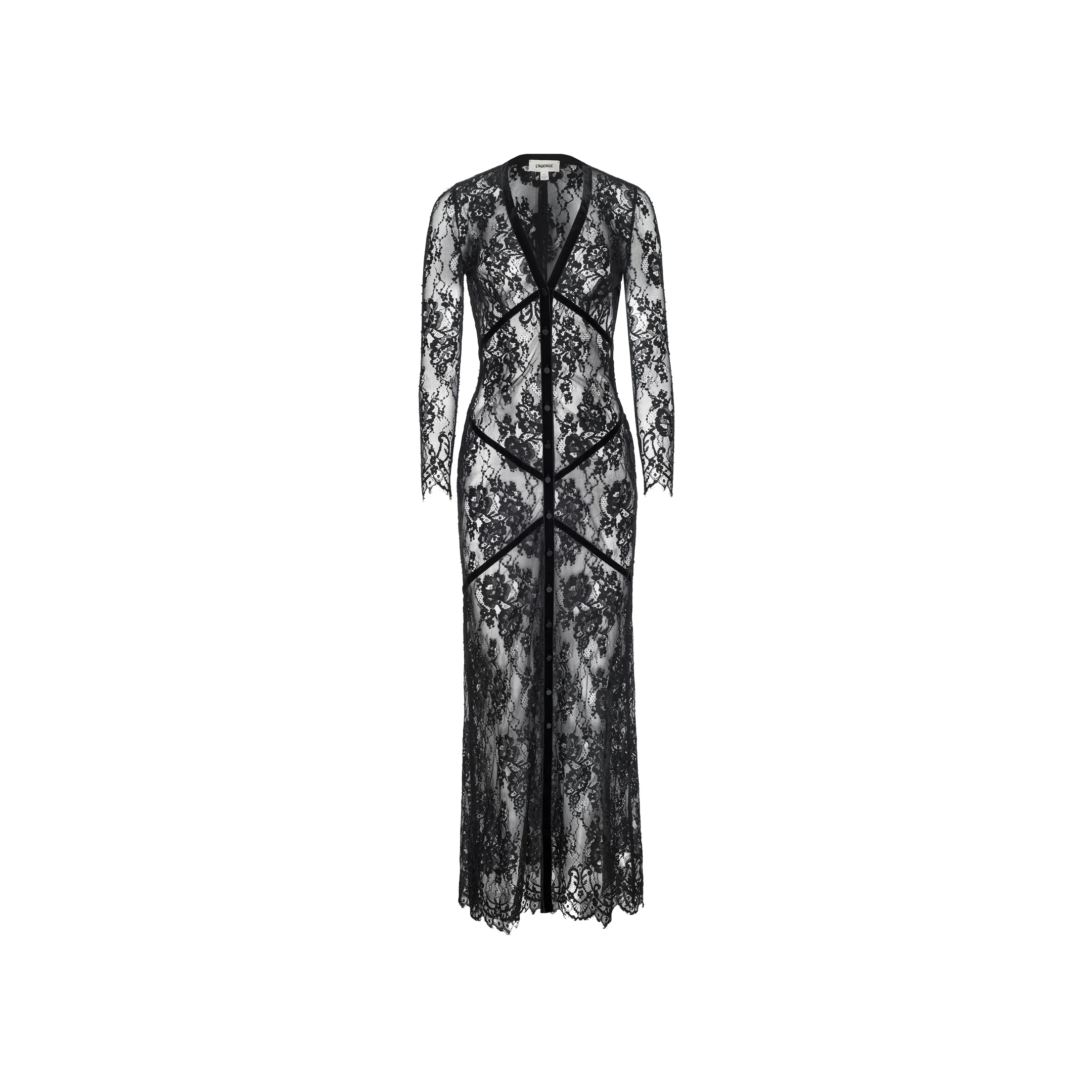 Poesy Lace Maxi Dress - 1