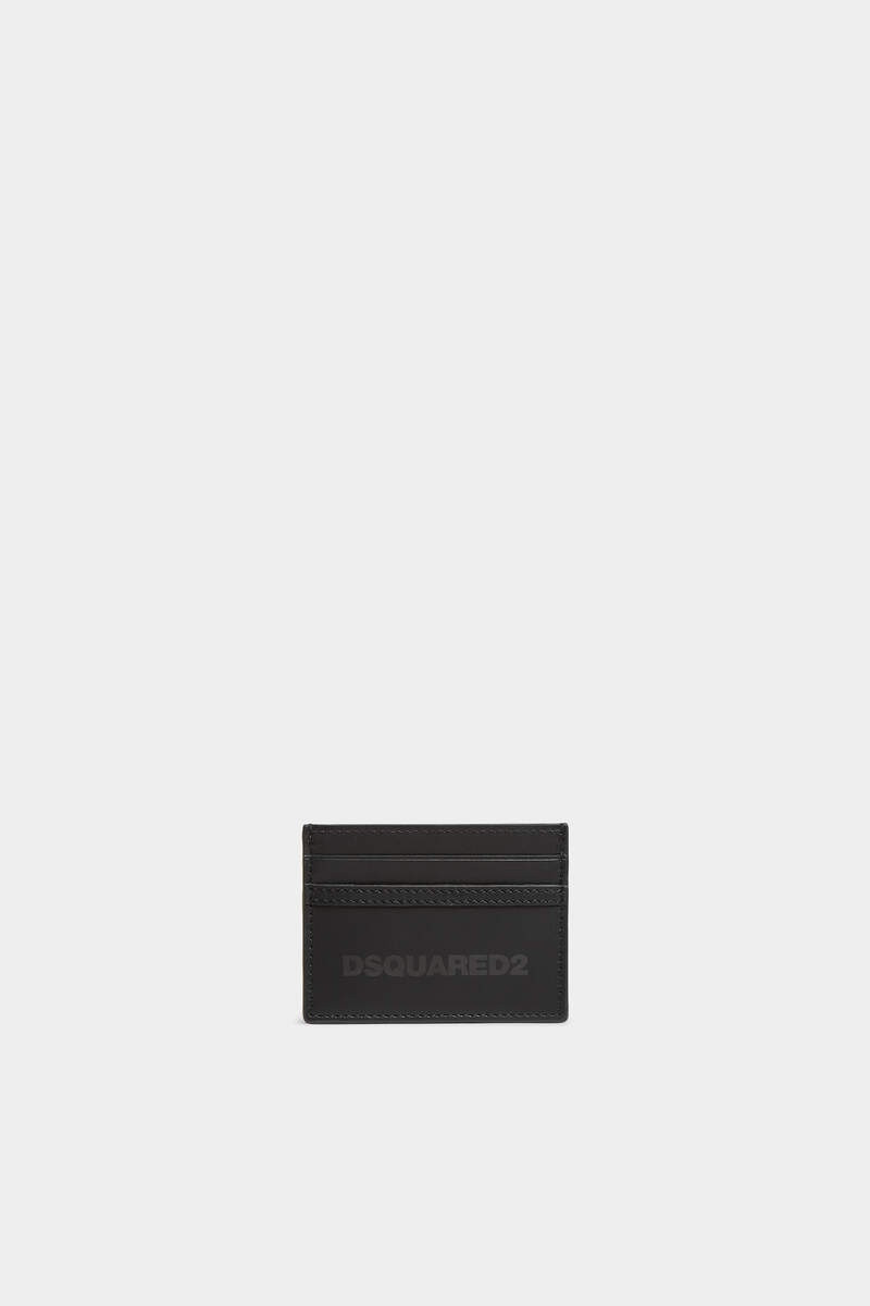 DEEP BLACK LEATHER CREDIT CARD HOLDER 1