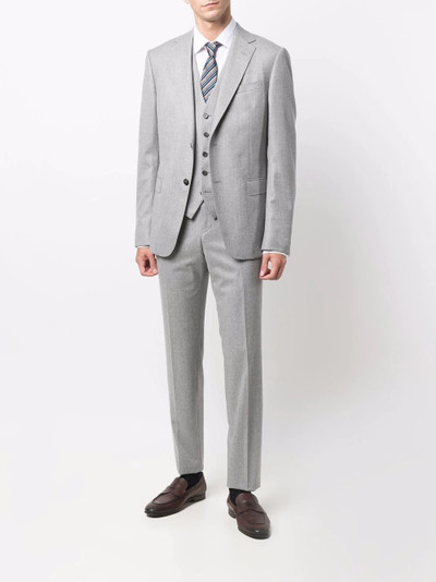 Z Zegna wool three-piece suit outlook