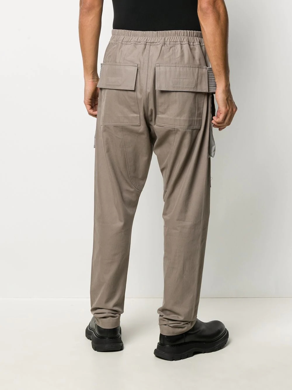 drawstring cargo trousers - 4