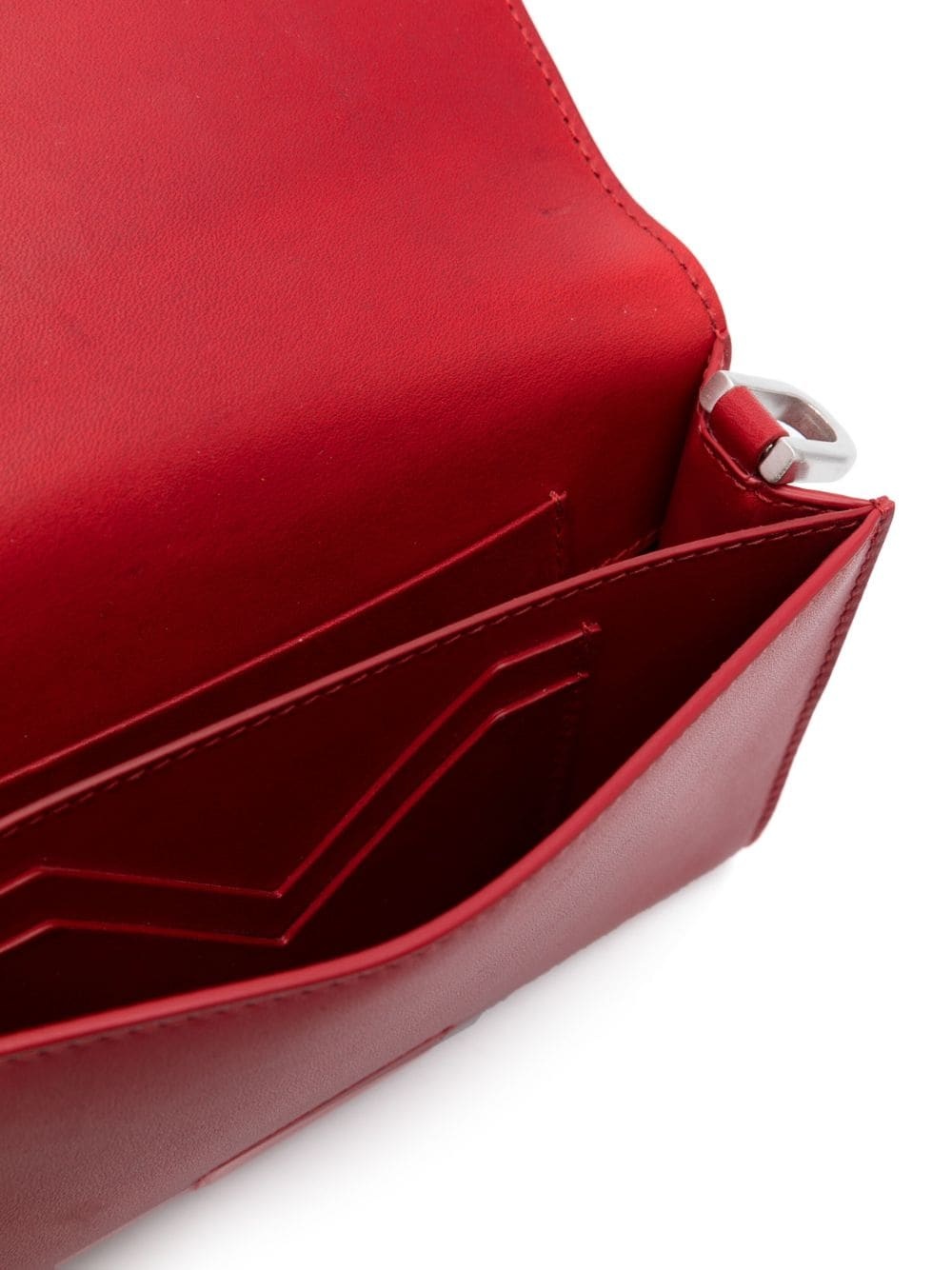 Griffin leather clutch bag - 5
