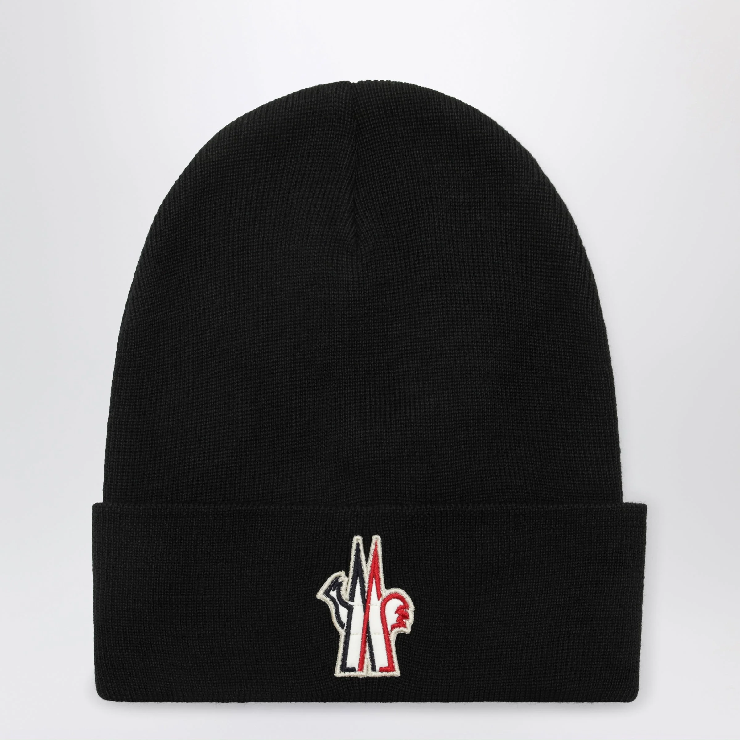 Black wool beanie - 1