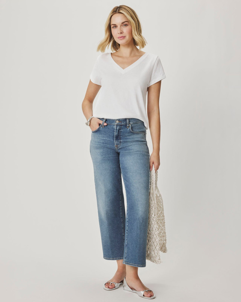 Splendid The Lila Climate Beneficial™ Verified Cotton V-Neck Tee outlook
