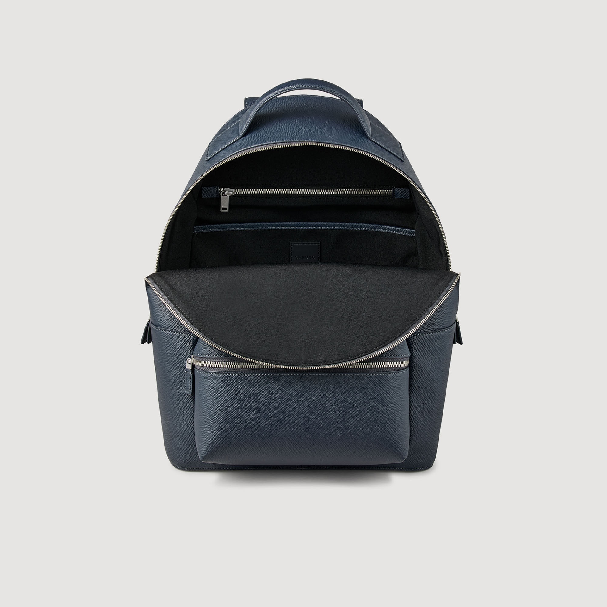 RECONSTITUTED LEATHER RUCKSACK - 4
