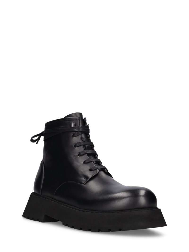 Micarro leather lace-up boots - 2