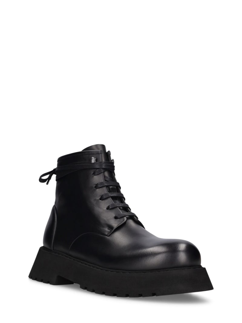 Micarro leather lace-up boots - 3