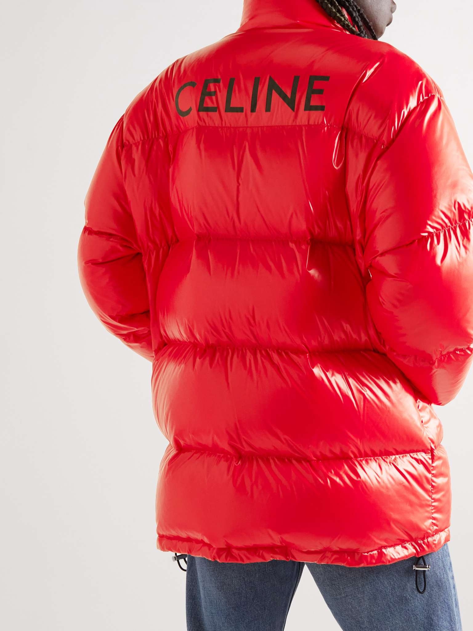 Doudoune Logo-Print Quilted Shell Down Coat - 4