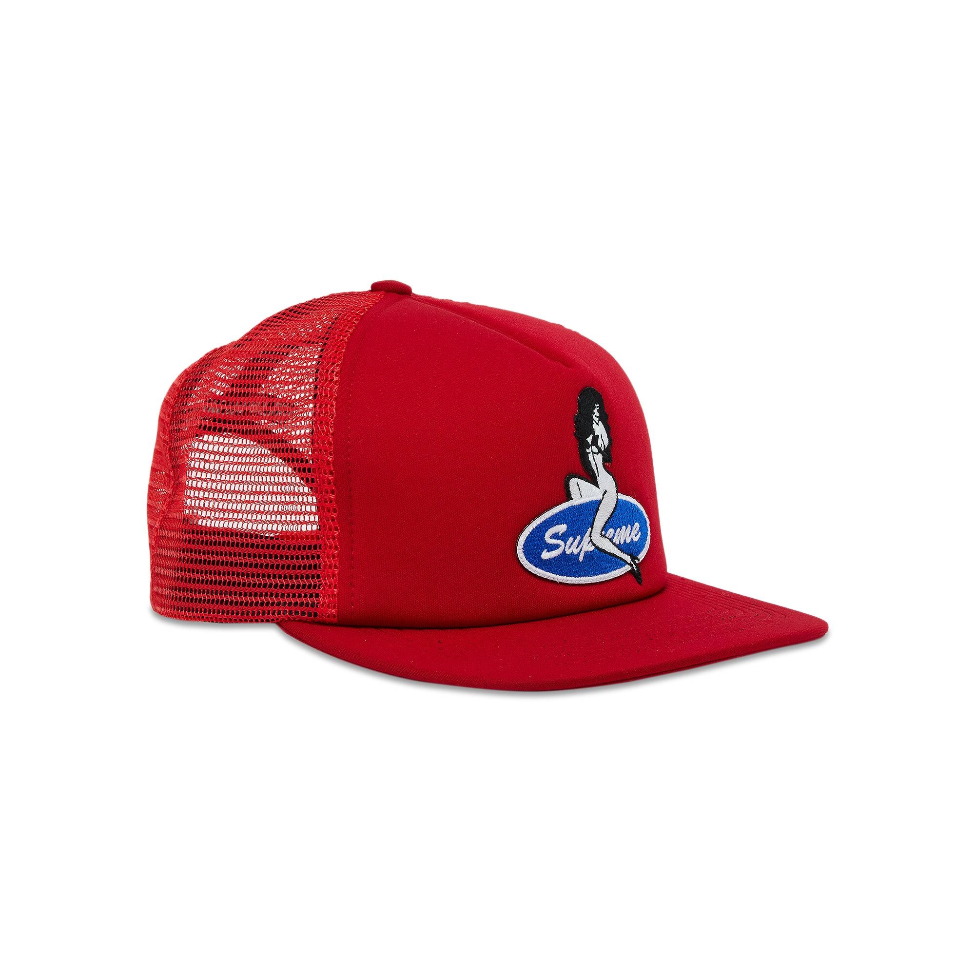 Supreme Supreme Pin Up Mesh Back 5-Panel 'Red' | REVERSIBLE