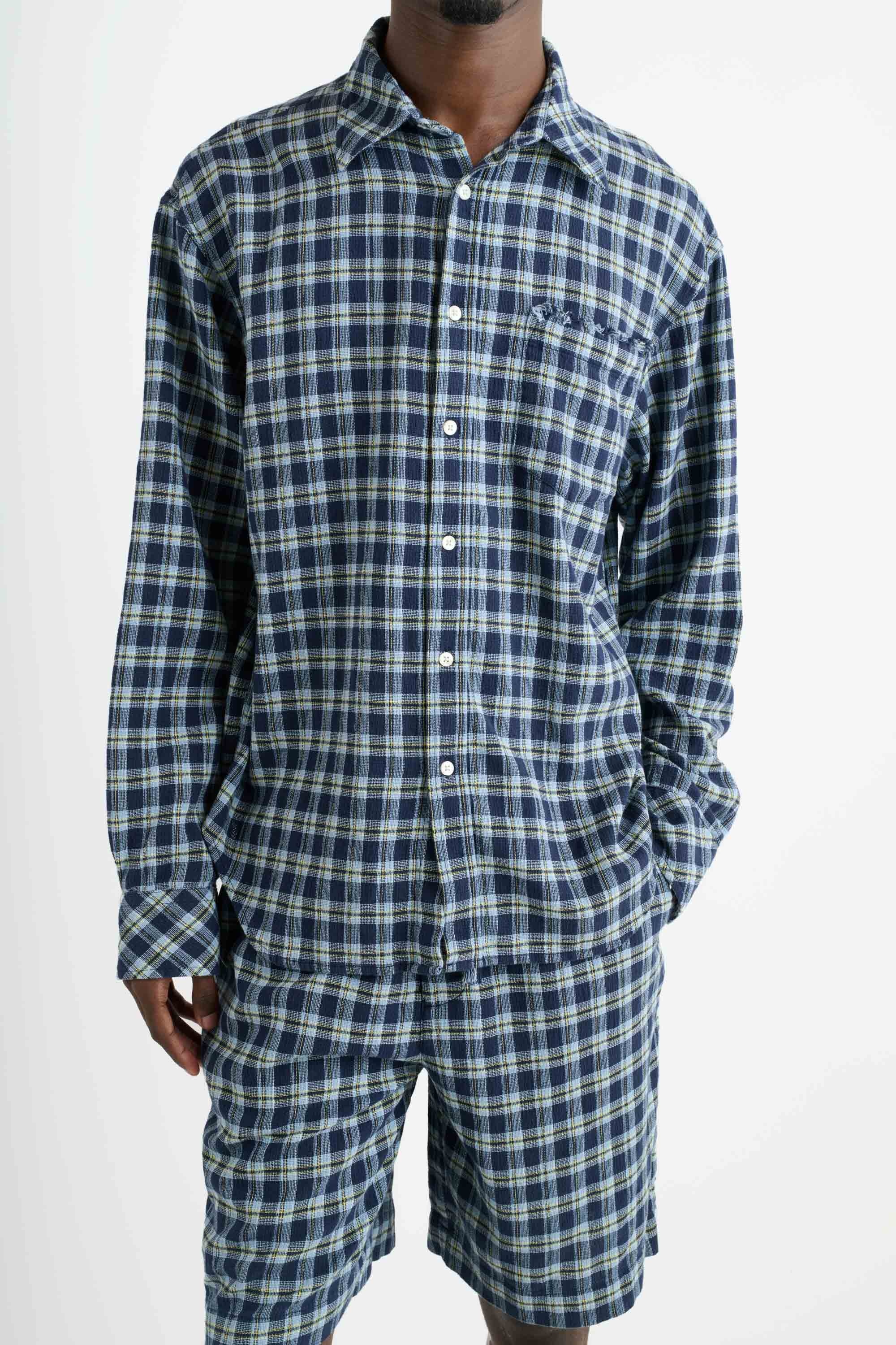 DUNE PLAID BEACH SHIRT - 3