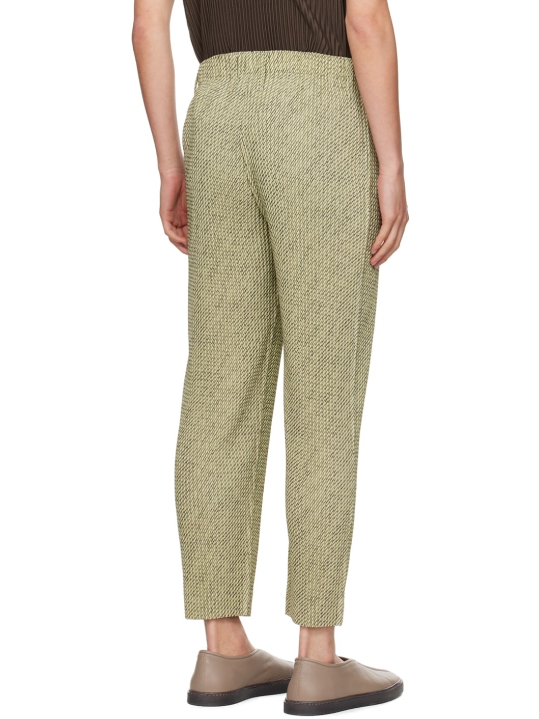 Green Diagonals Trousers - 3