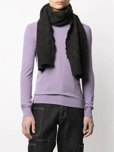 Bottega Veneta knitted wool scarf outlook