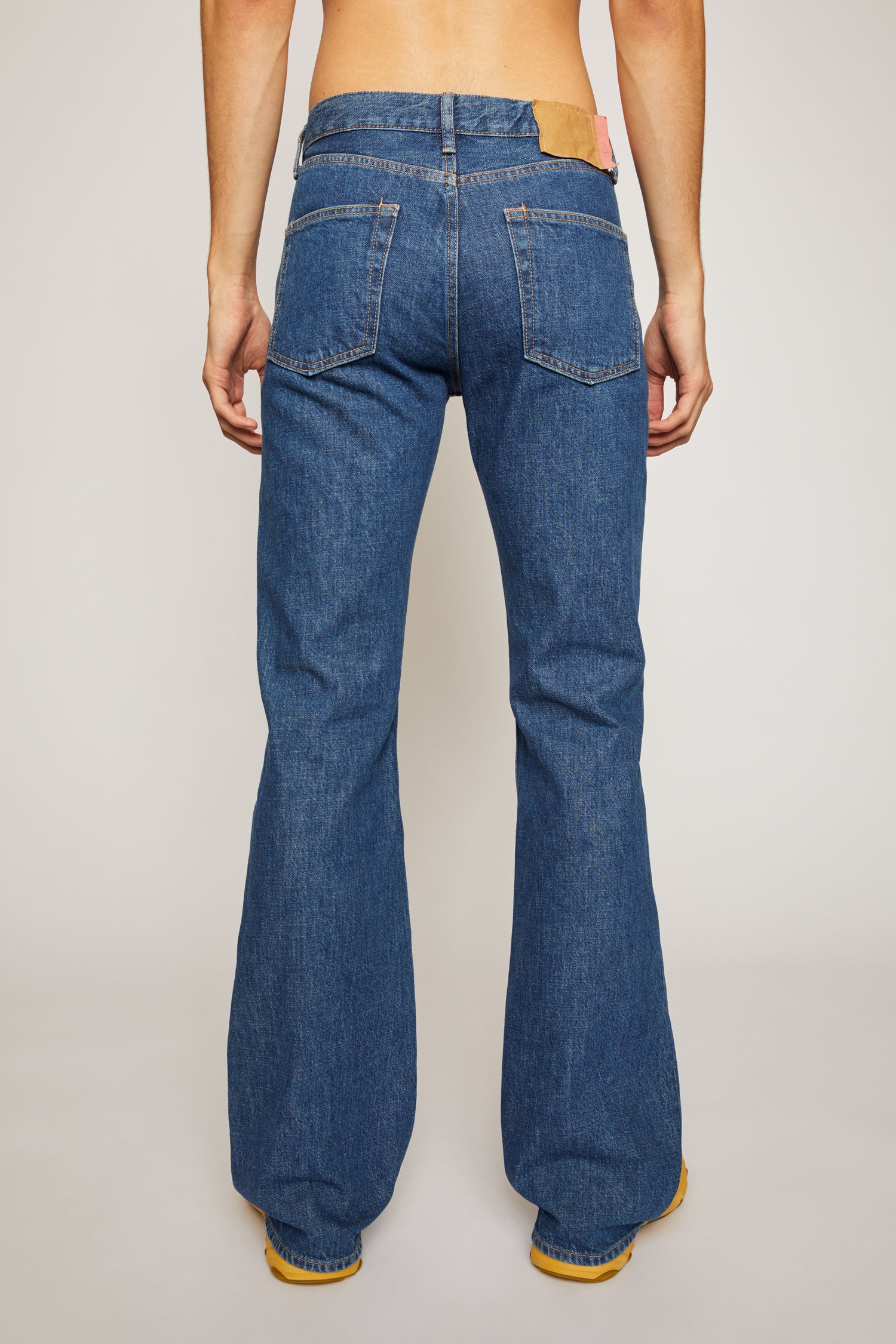 Relaxed bootcut jeans dark blue - 5