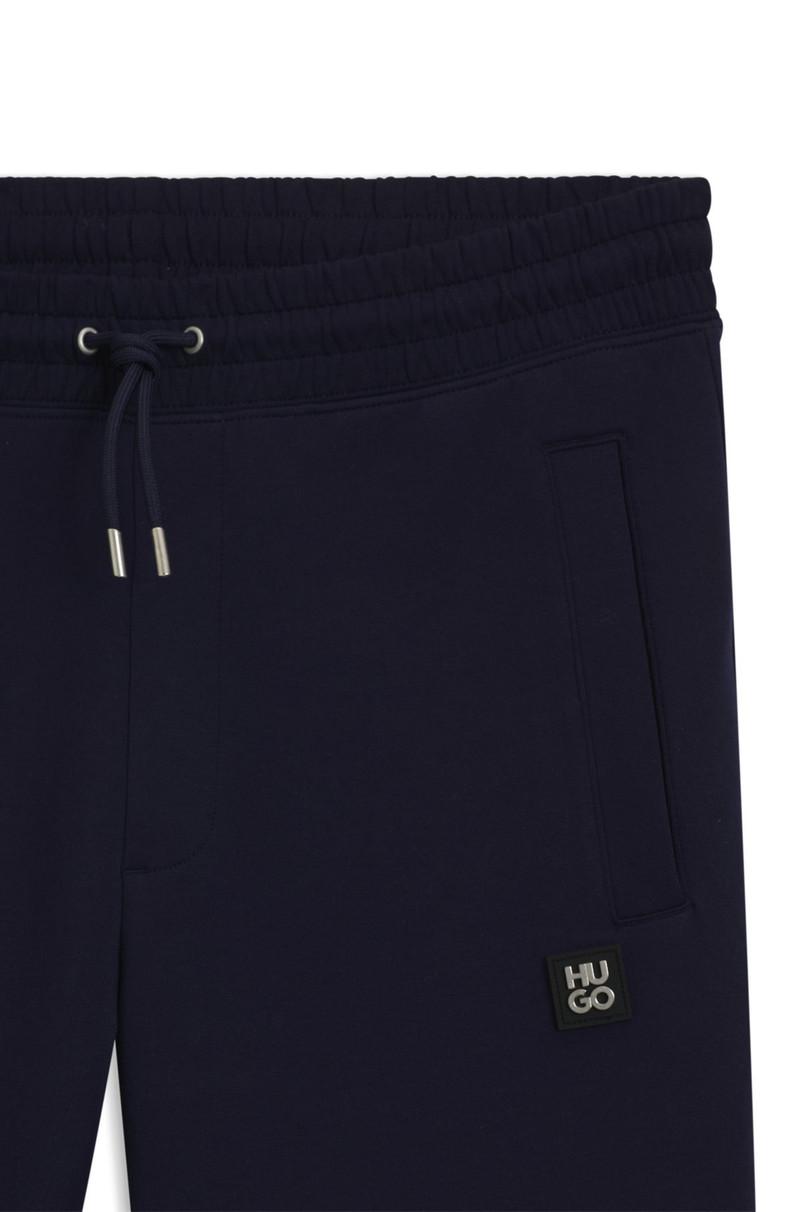 COTTON TRACKSUIT BOTTOMS WITH STACKED LOGO 6
